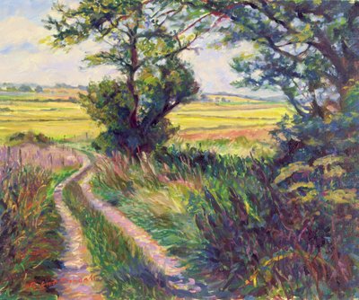Der Weg zur Boleyns Farm, Kent von Robert Tyndall